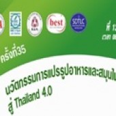 สัมมนาฟรีครั้งที่ 35: นวัตกรรมการแปรรูปอาหารและสมุนไพร สู่ Thailand 4.0