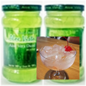 ว่านหางจระเข้ในน้ำเชื่อม (aloe vera in syrup)