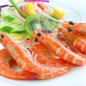 กุ้งสุกทั้งตัวแช่เยือกแข็ง (frozen fresh CHOSO shrimp) 