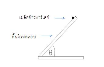 ผลของความชื้นต่อคุณสมบัติทางกายภาพของเมล็ดข้าวบาร์เลย์