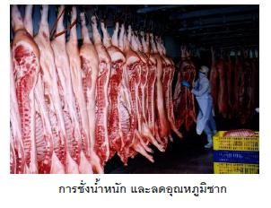 กระบวนการผลิตเนื้อสุกร