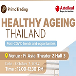 Seminar Healthy Ageing Thailand Post-COVID trends & Opportunities 7/10/22 @ 12.00-12.30 น.