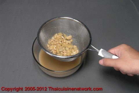 กรองเอาเฉพาะน้ำ